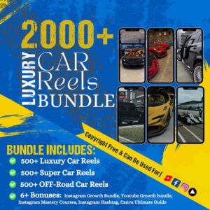 💎2000+ INDIAN CAR REELS BUNDLE 🚗🔥