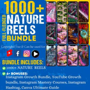 🍃 Real Nature Creator Pack (2000+Templates )